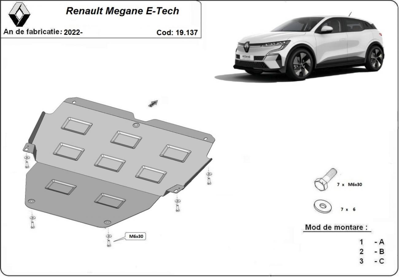 Engine skid plate Renault Megane E-Tech - 2