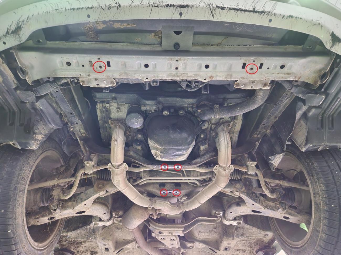 Engine skid plate Subaru Legacy III - 3