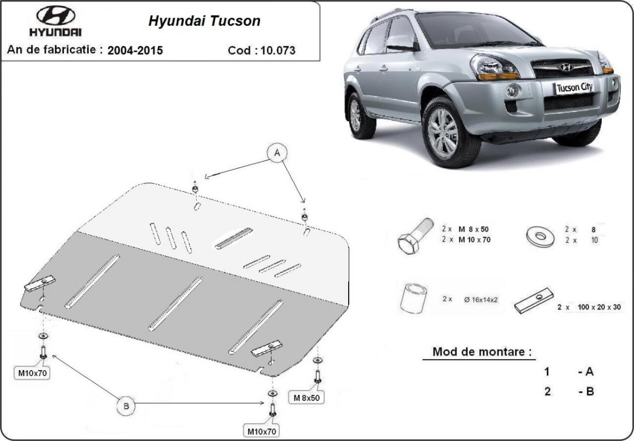 Engine skid plate Hyundai Tucson - 2