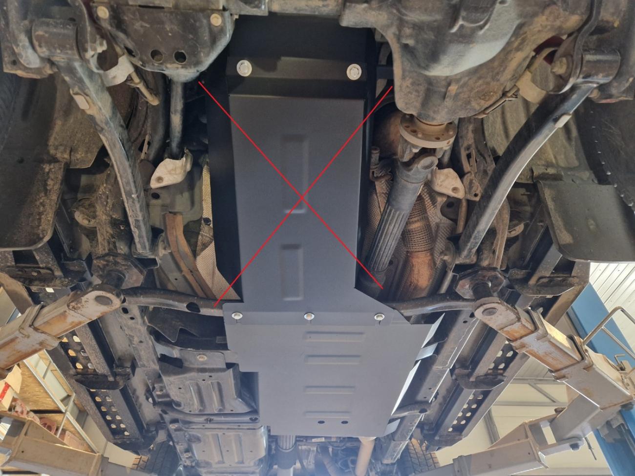 Gearbox skid plate for Jeep Wrangler - JL - 5