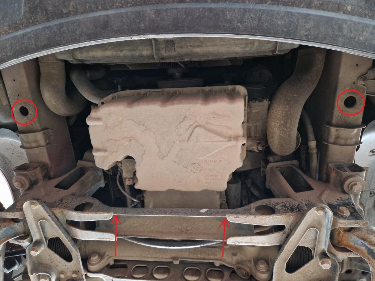 Engine and gearbox skid plate Mercedes Sprinter - 3