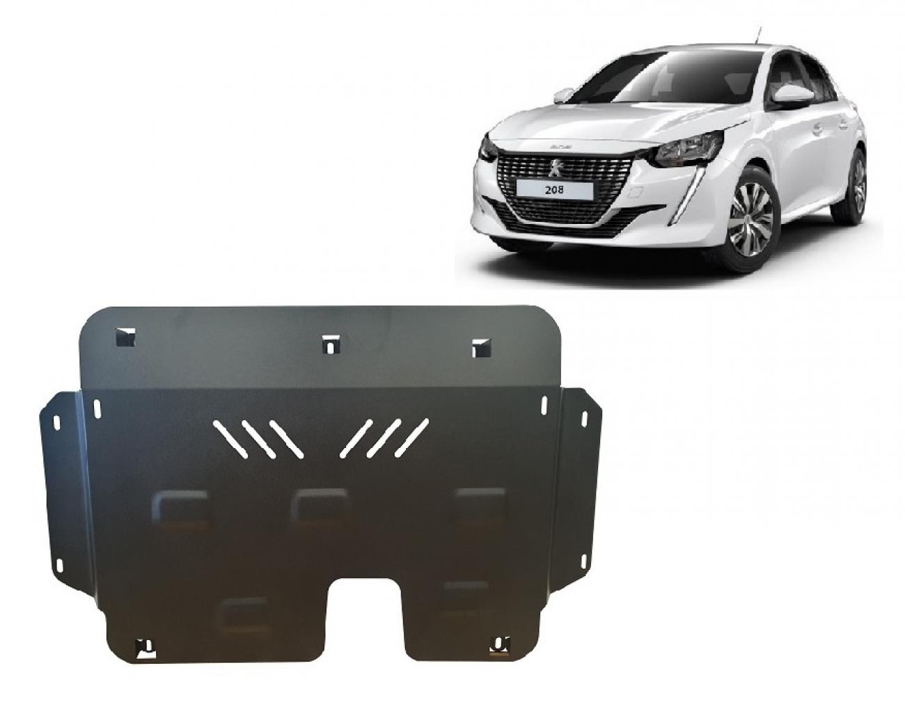 Engine skid plate Peugeot 208