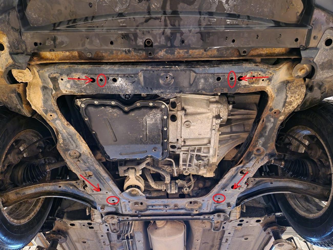 Engine skid plate Nissan X-Trail T31 - model 2 - 3