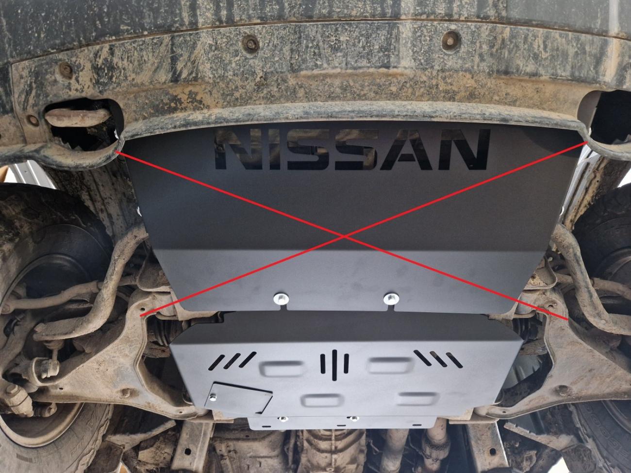 Engine skid plate Nissan Navara - 8