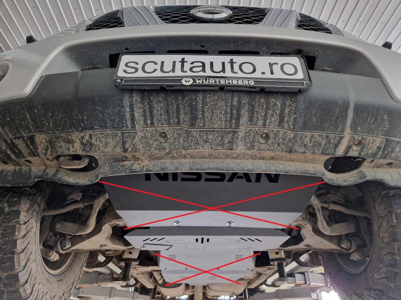 Engine skid plate Nissan Navara - 3