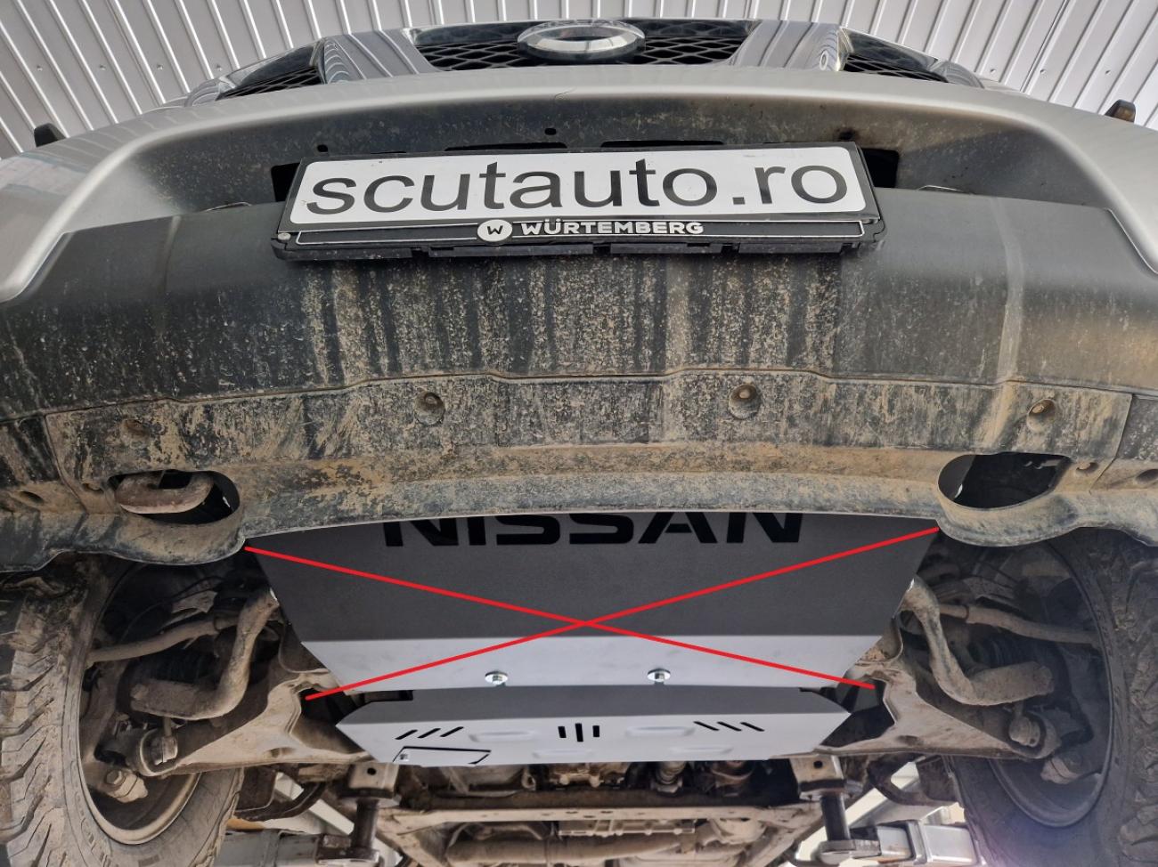 Engine skid plate Nissan Navara - 5