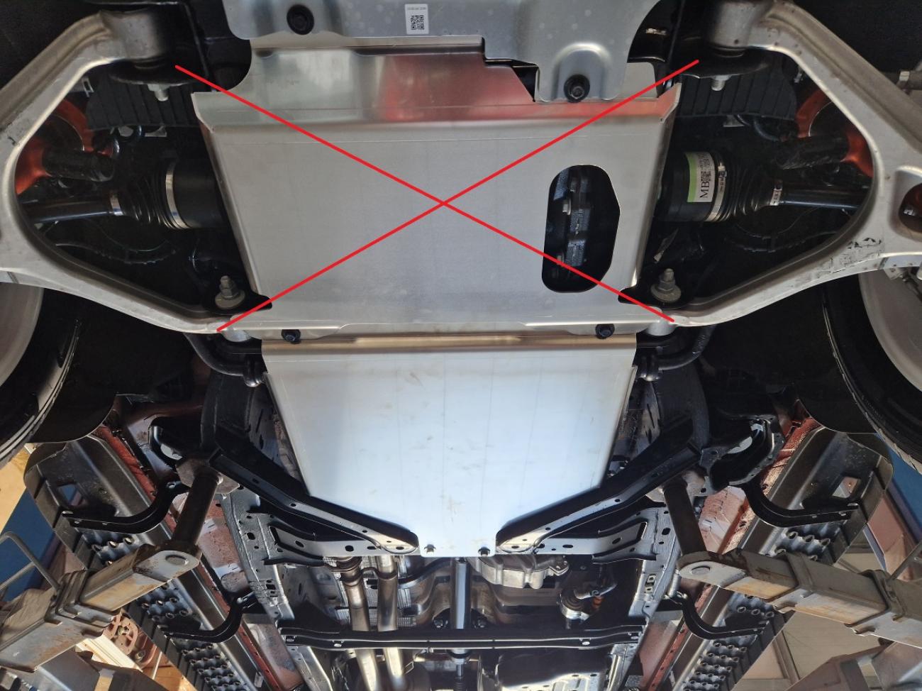 Gearbox skid plate Ford Ranger Raptor - Aluminium - 4