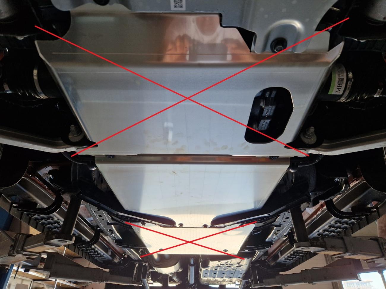 Gearbox skid plate Ford Ranger Raptor - Aluminium - 5