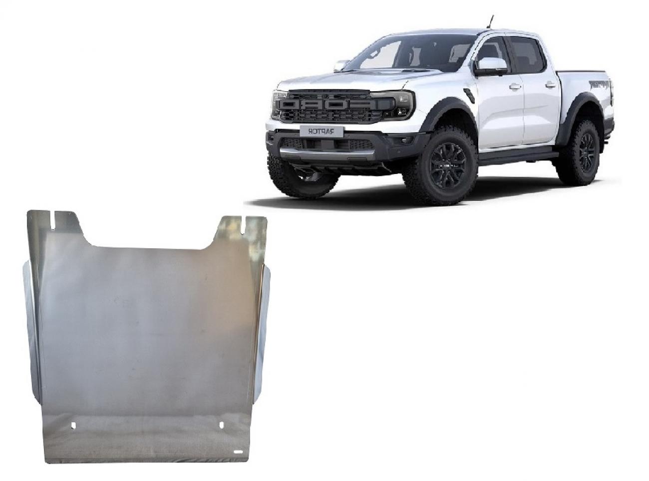 Differential skid plate Ford Ranger Raptor - Aluminium