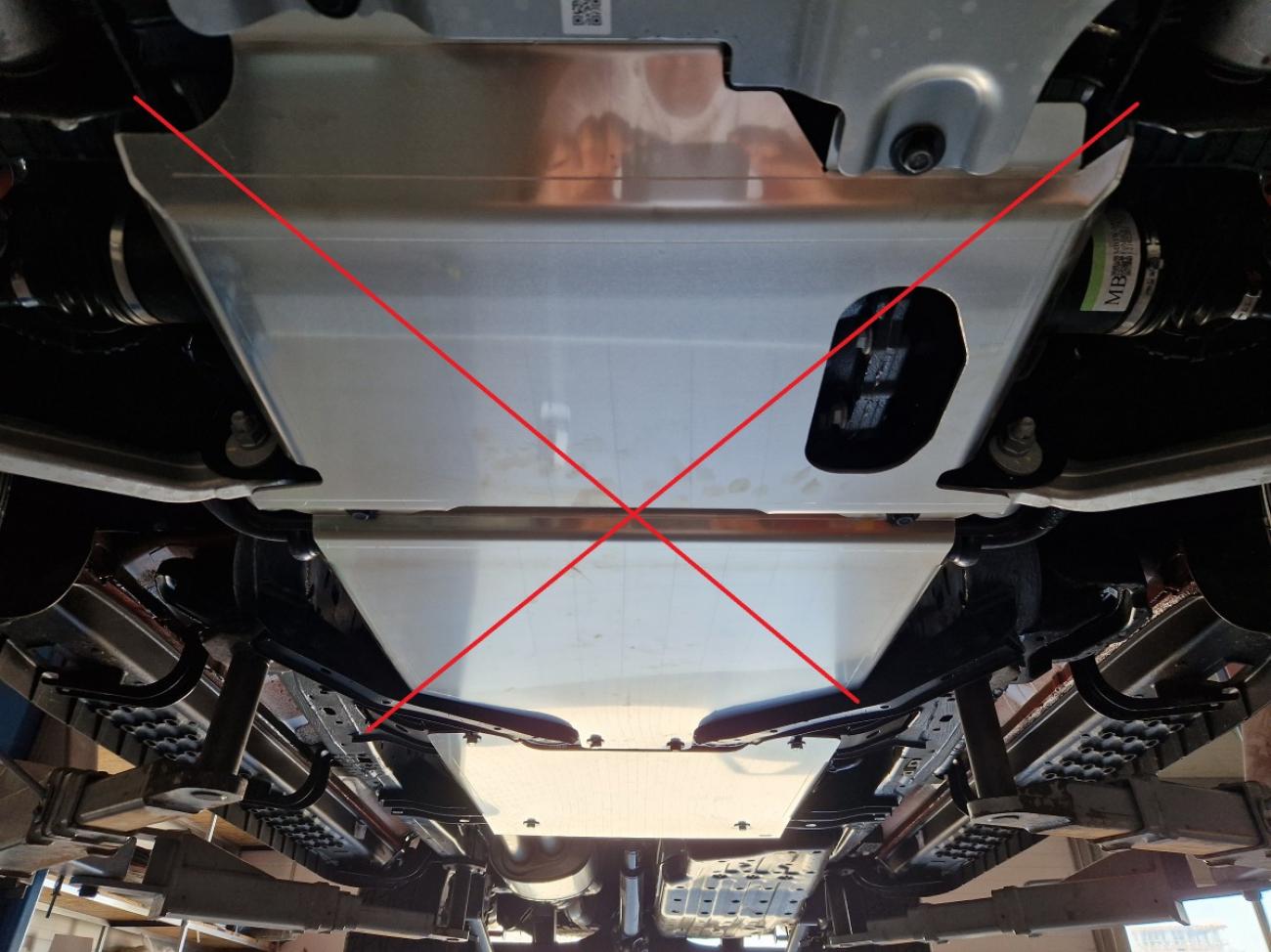 Differential skid plate Ford Ranger Raptor - Aluminium - 3
