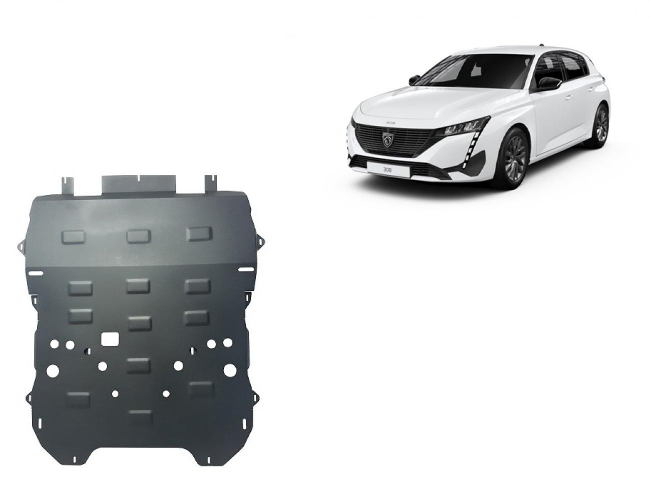 Engine skid plate Peugeot 308