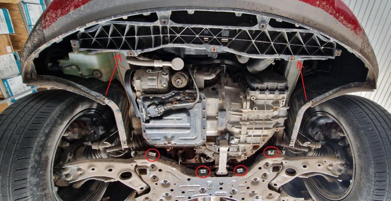 Engine skid plate Kia Sorento - 3