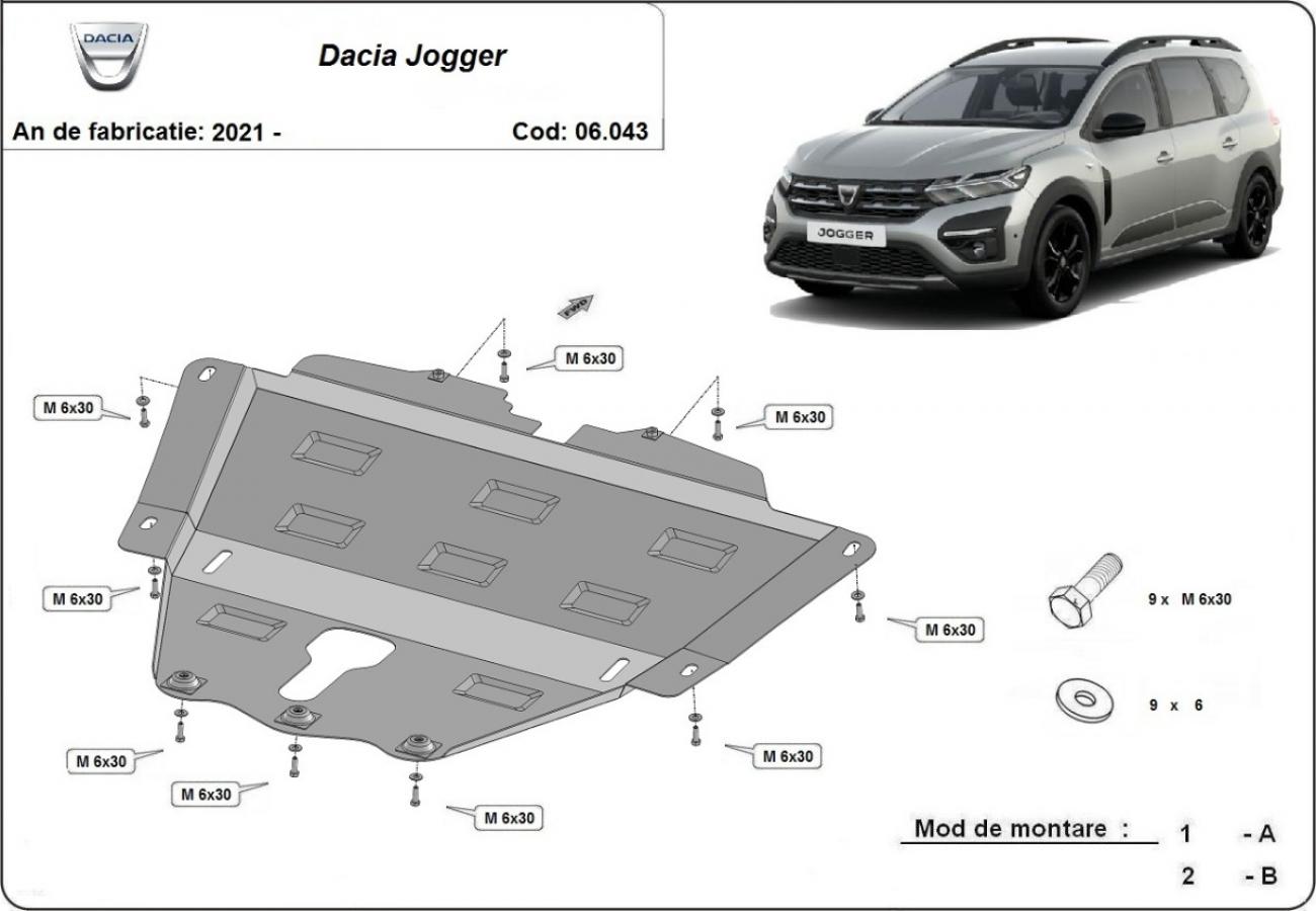 Engine skid plate Dacia Jogger - 2
