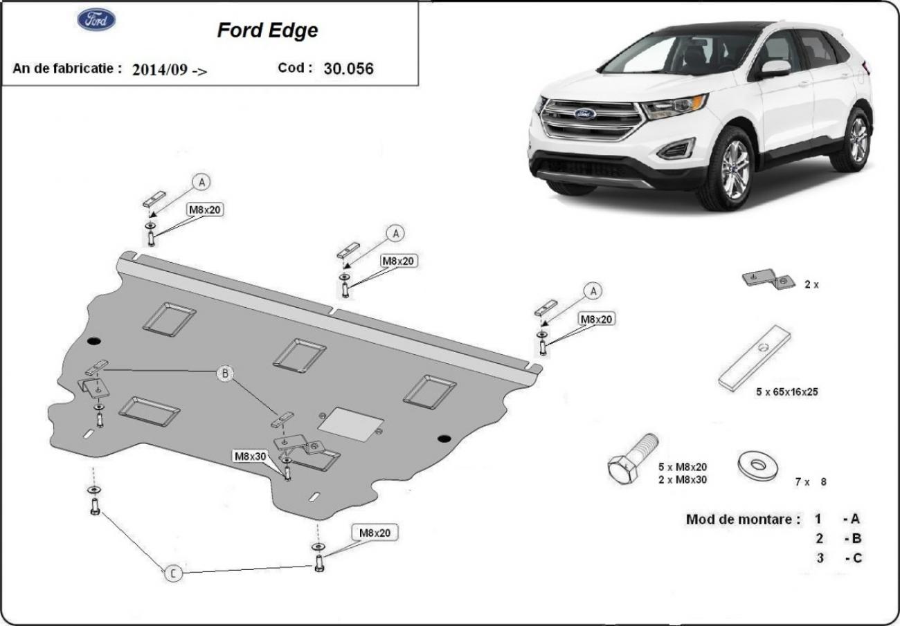 Engine skid plate Ford Edge - 2