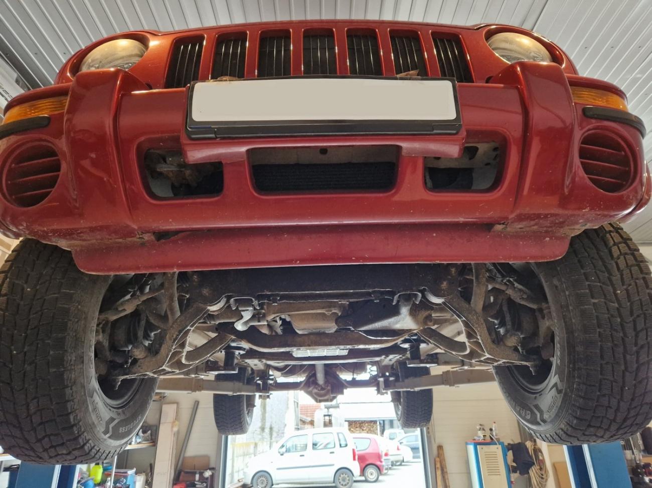 Gearbox skid plate for Jeep Cherokee - KJ - 3