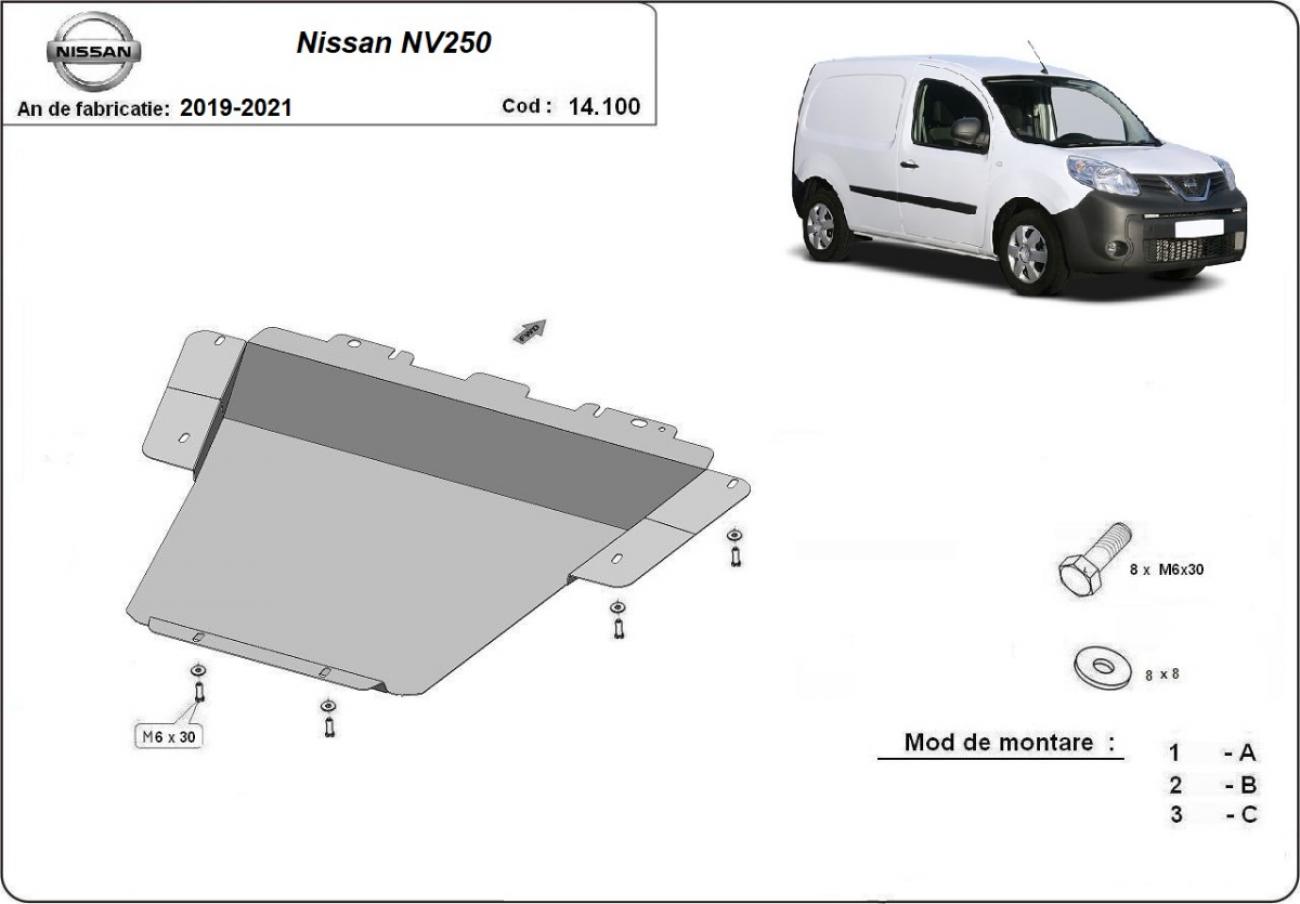 Engine skid plate Nissan NV250 - 2
