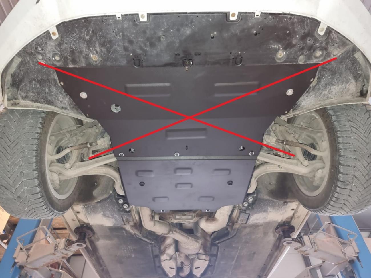 Gearbox skid plate for Audi A5 - 6