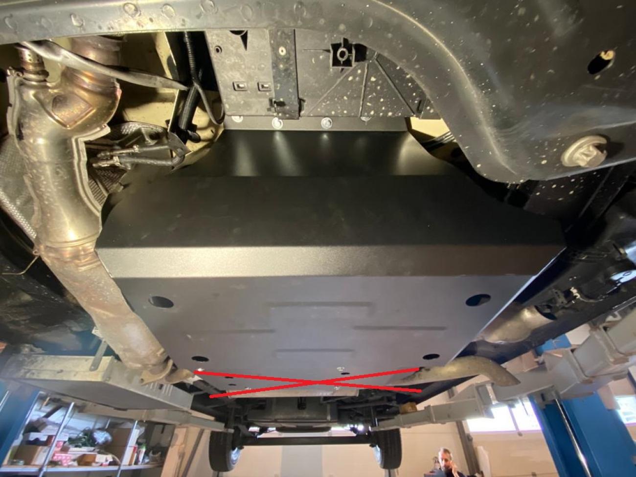 Fuel tank skid plate Peugeot Boxer - 6