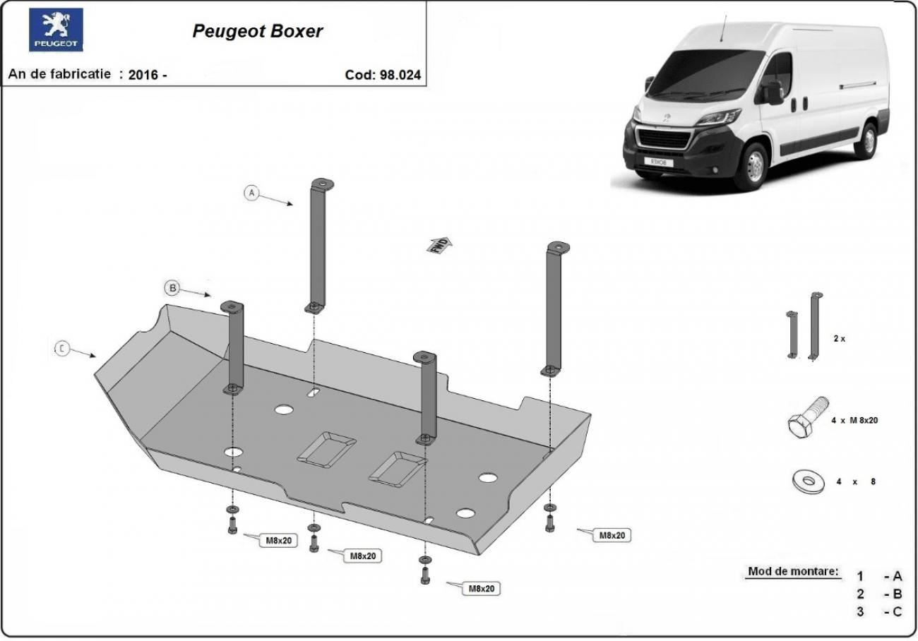 AdBlue tank skid plate Peugeot Boxer - 2
