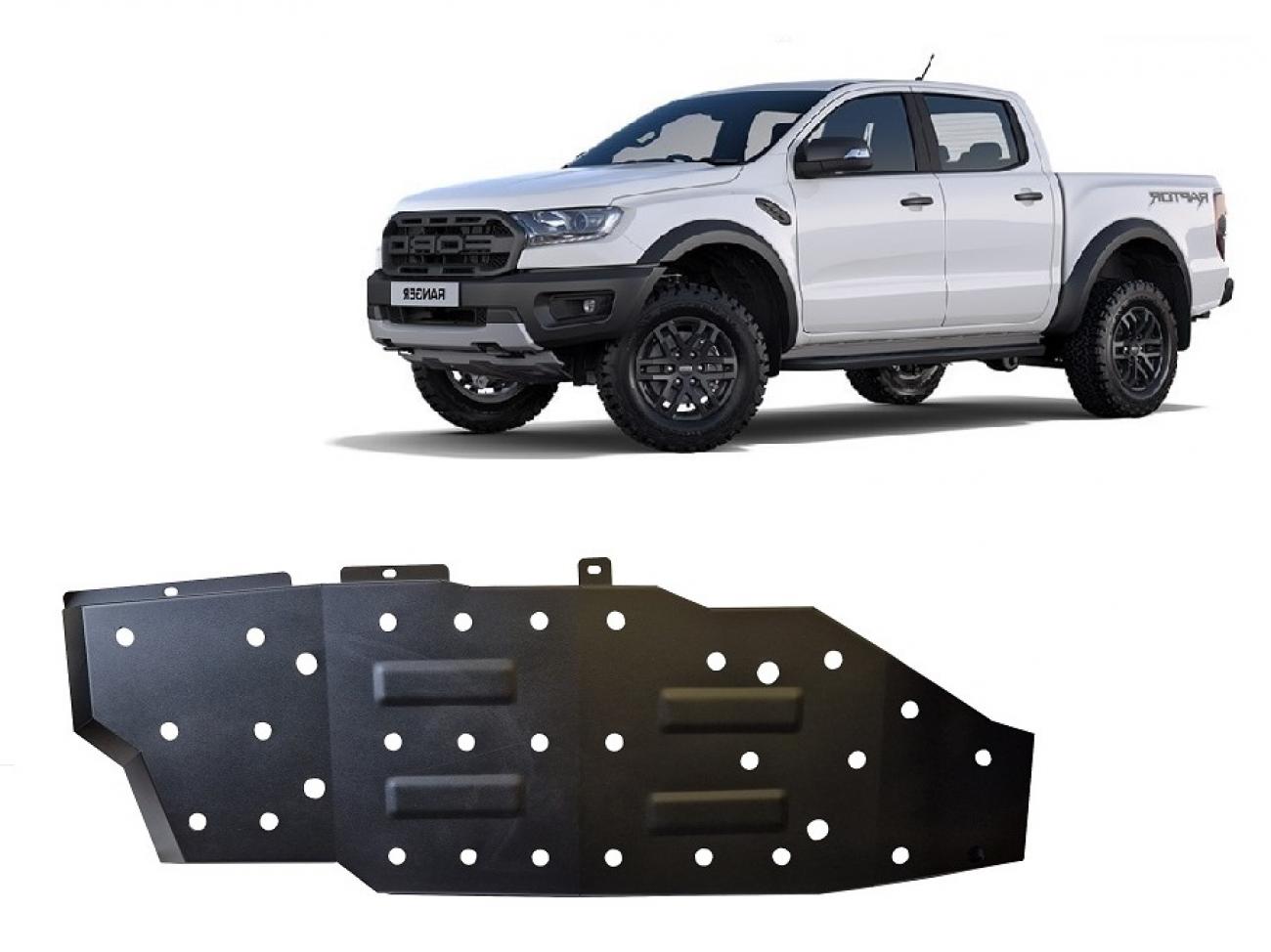 Fuel tank skid plate Ford Ranger Raptor