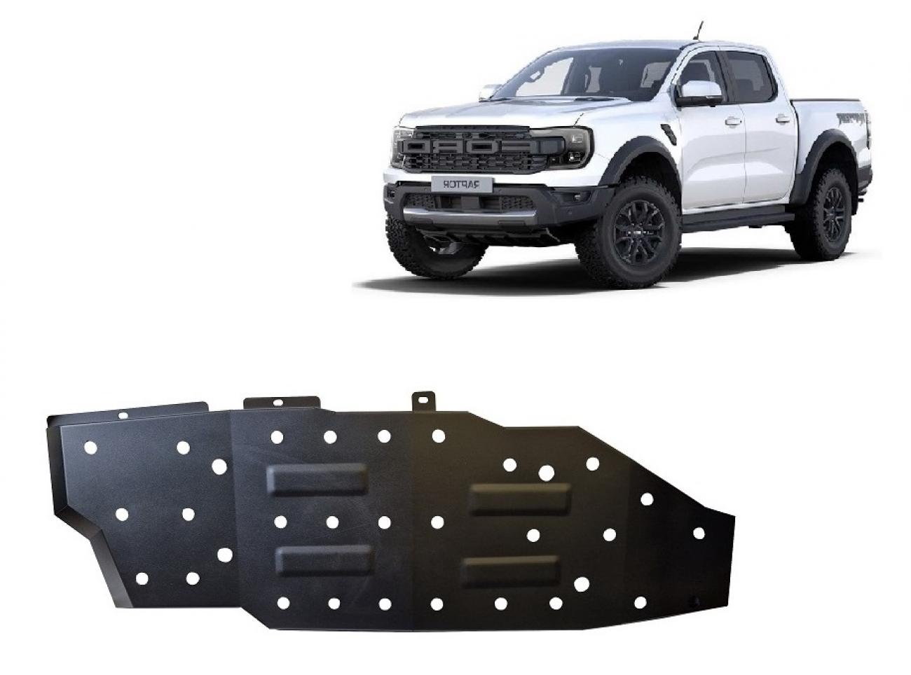 Fuel tank skid plate Ford Ranger Raptor