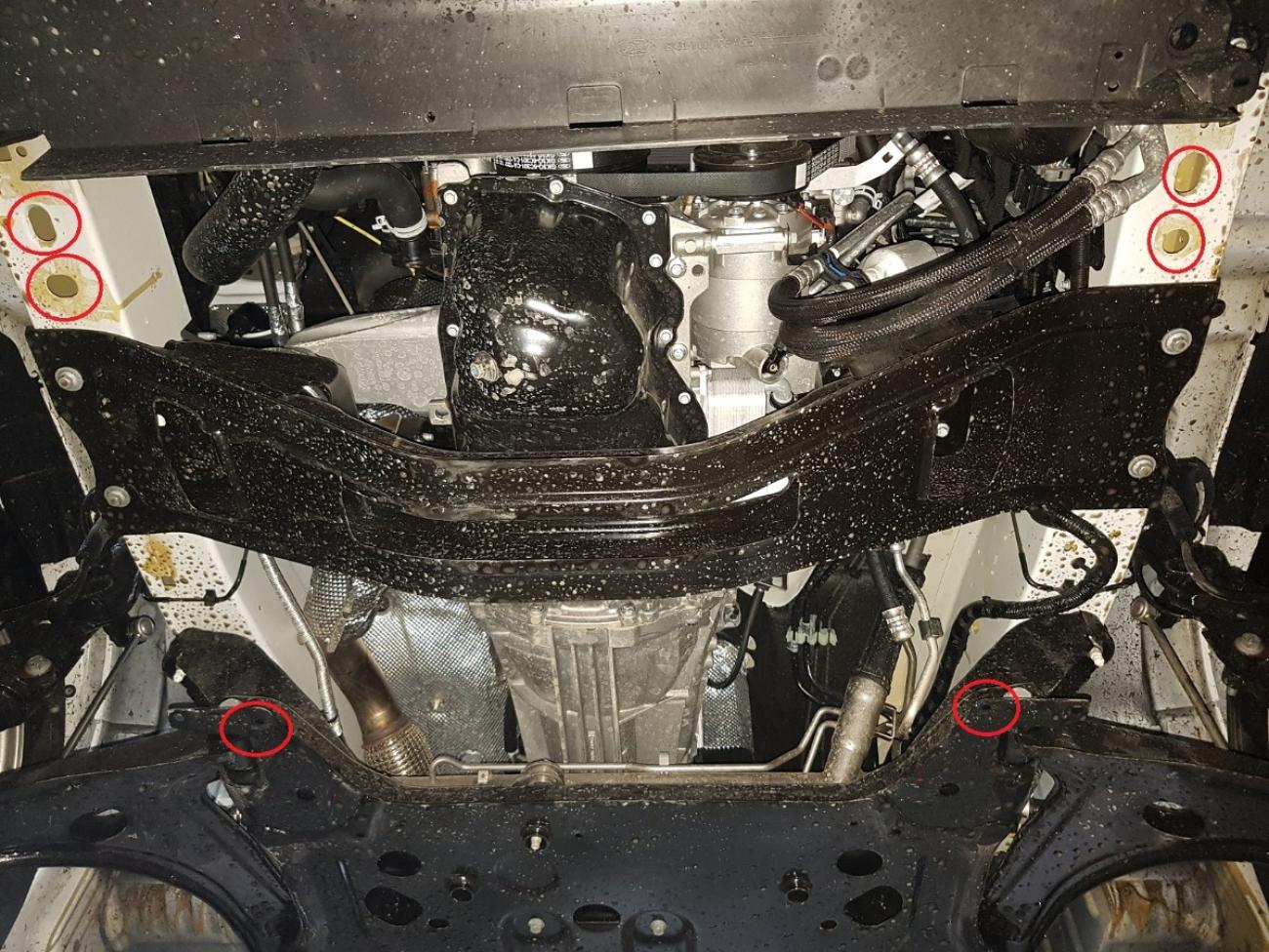 Engine and gearbox skid plate Ford Transit Custom - 3