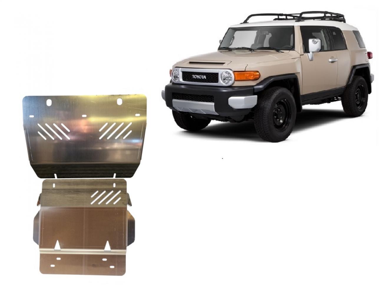 Aluminum engine skid plate Toyota Fj Cruiser
