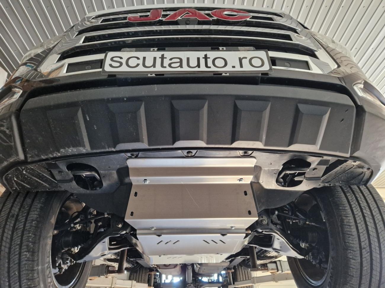 Aluminum engine skid plate Jac T8 - 7