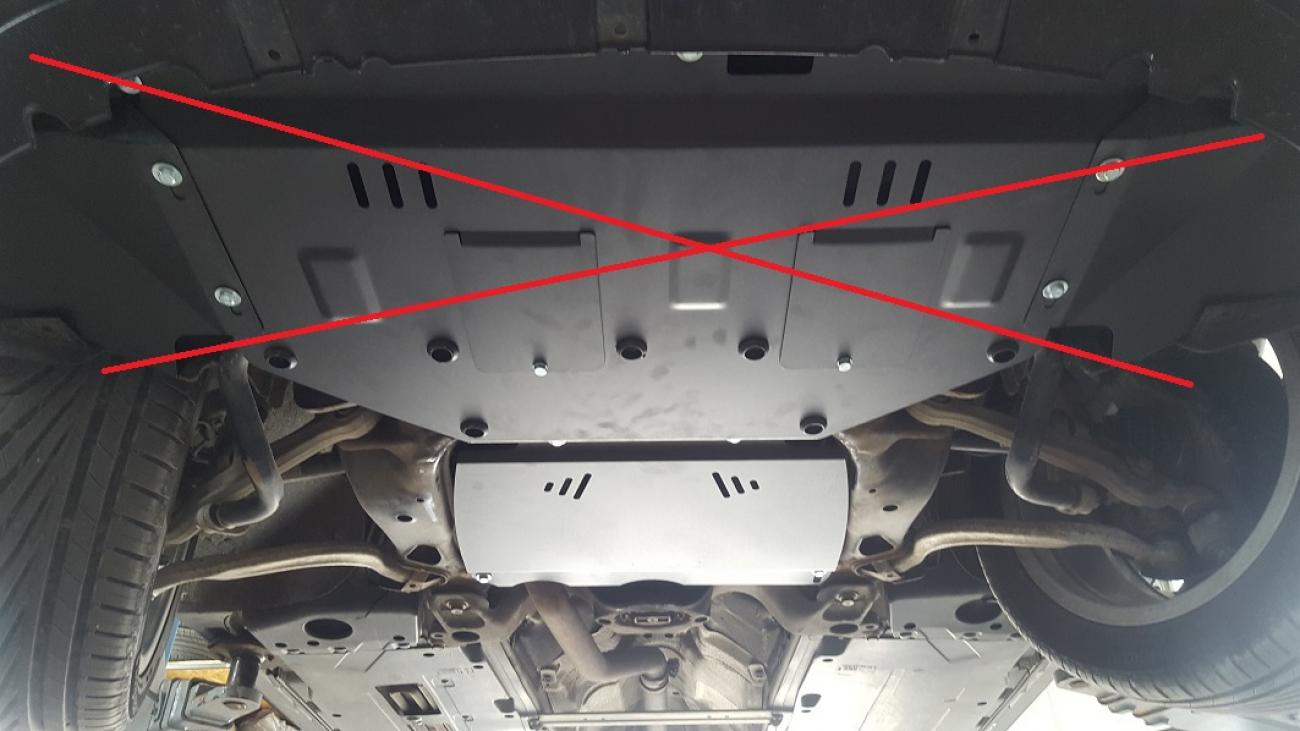 Gearbox skid plate for manual Seat Exeo - 3