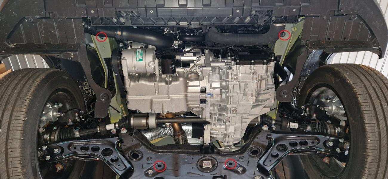 Engine skid plate Baic Beijing X75 - 3
