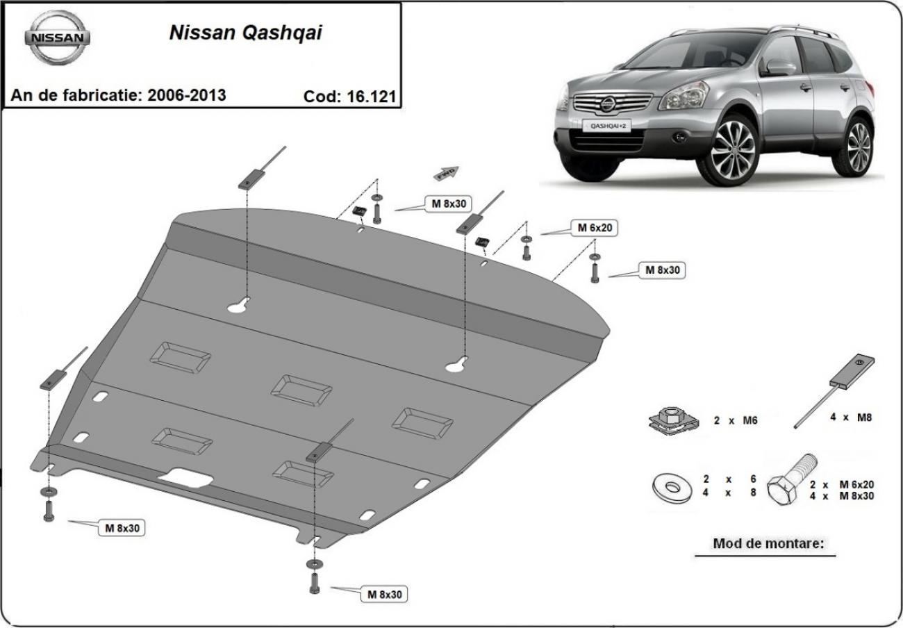 Engine skid plate Nissan Qashqai - 2