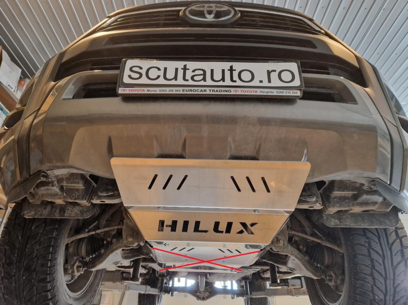 Cooler skid plate din aluminiu Toyota Hilux Invincible - 5