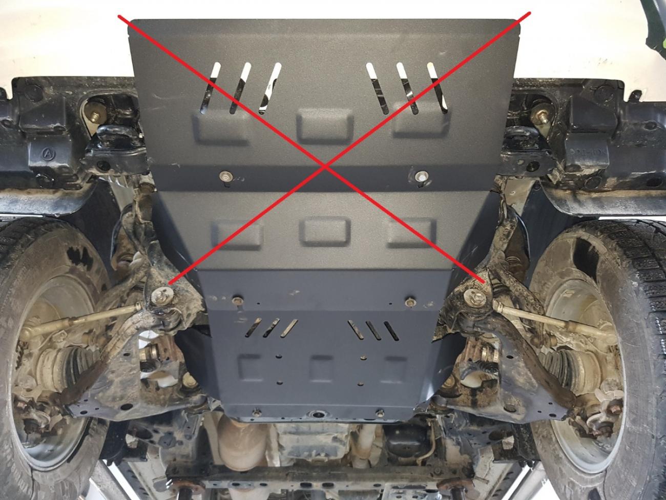 Engine skid plate metalic Toyota Hilux Invincible - 5