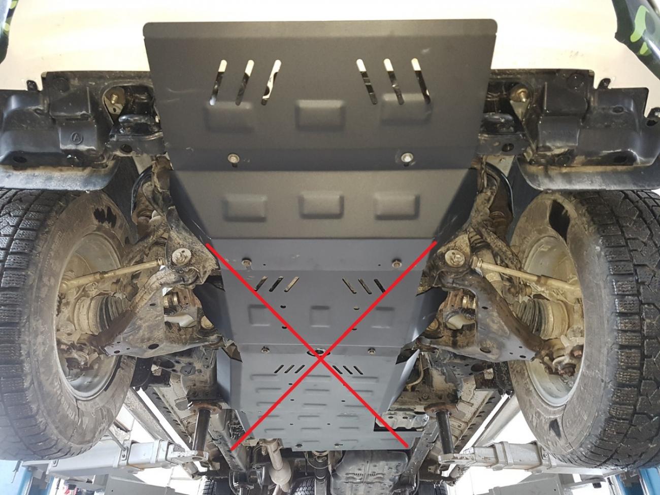 Cooler skid plate metalic Toyota Hilux Invincible - 5