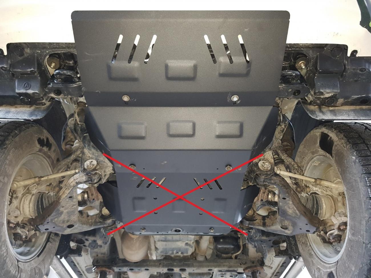 Cooler skid plate metalic Toyota Hilux Invincible - 3