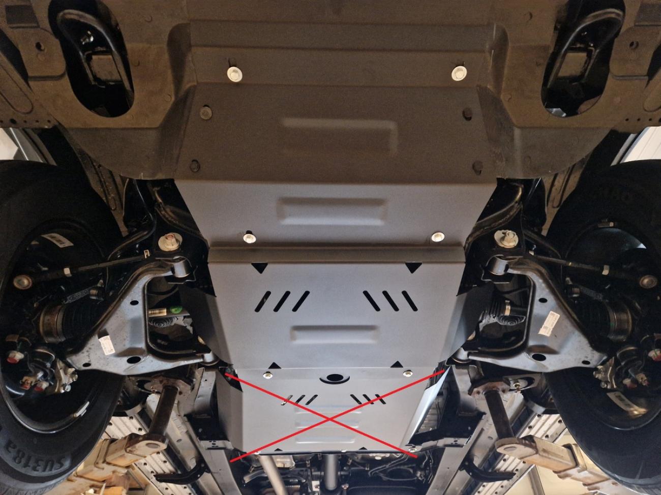 Engine skid plate Evo Cross 4 - 7
