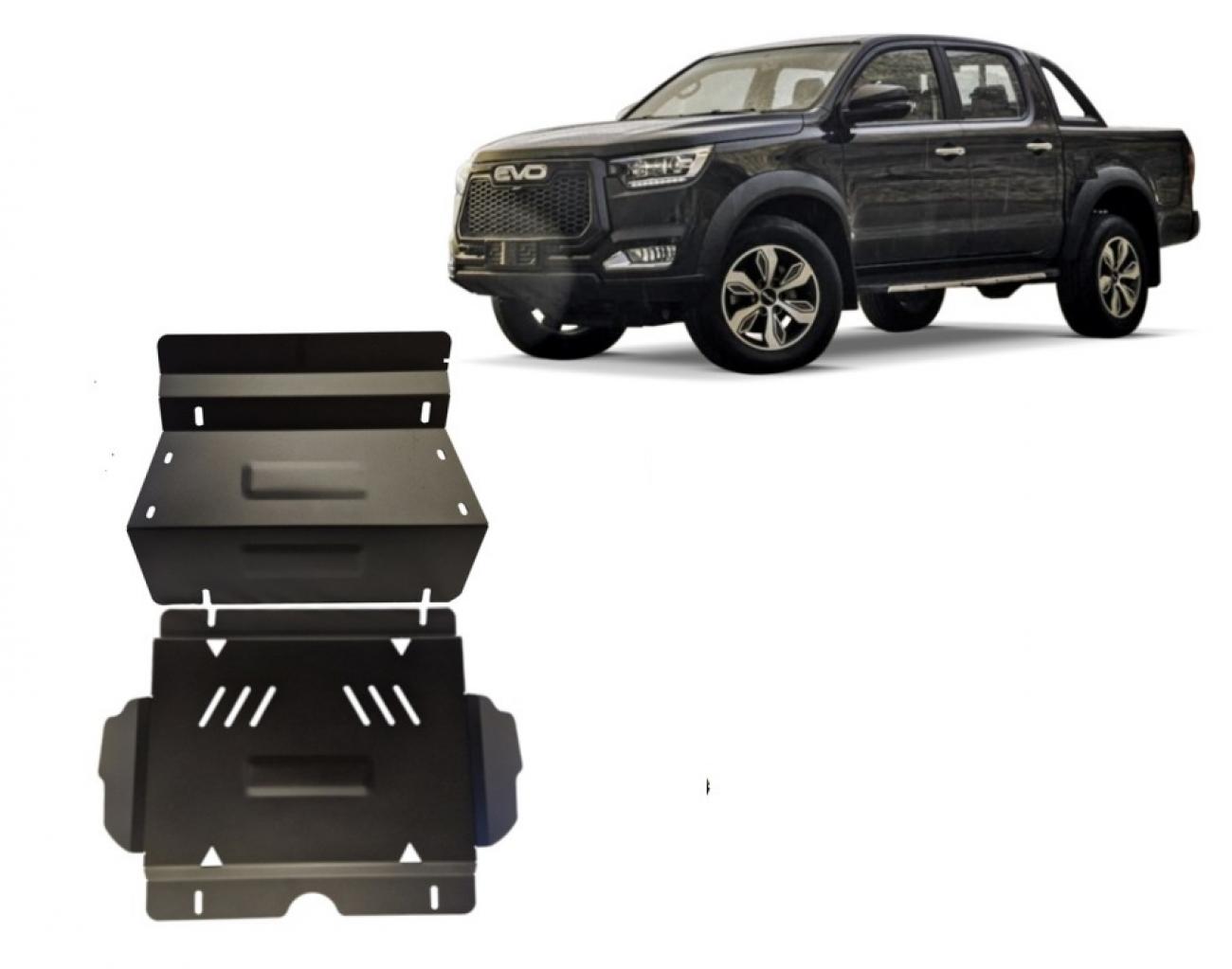 Engine skid plate Evo Cross 4