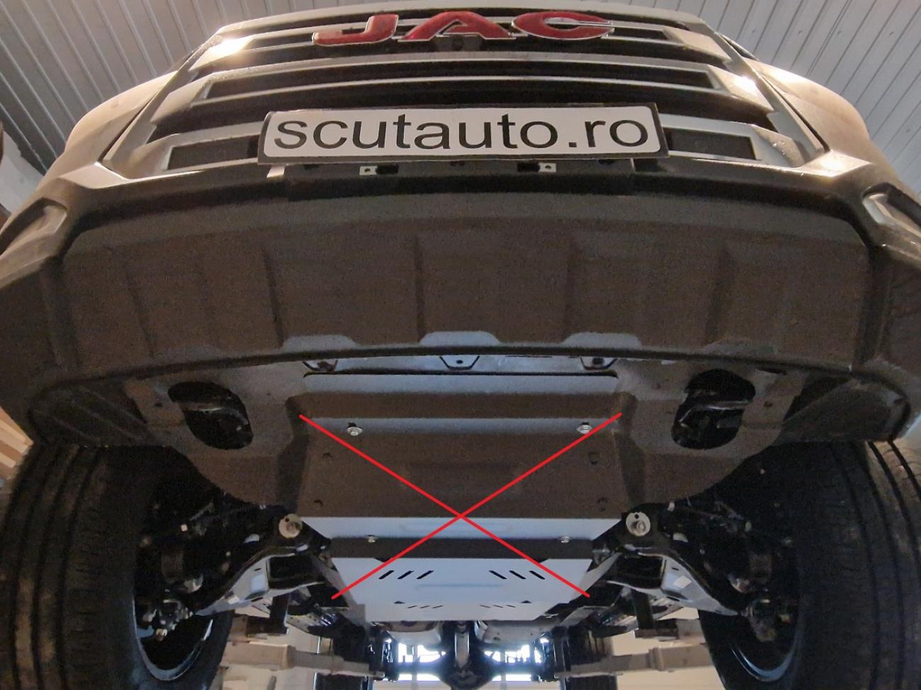 Gearbox skid plate for Evo Cross 4 - 7