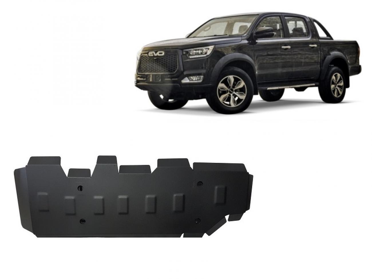 Fuel tank skid plate Evo Cross 4