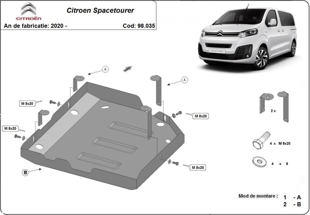 AdBlue tank skid plate Citroen Spacetourer - 2