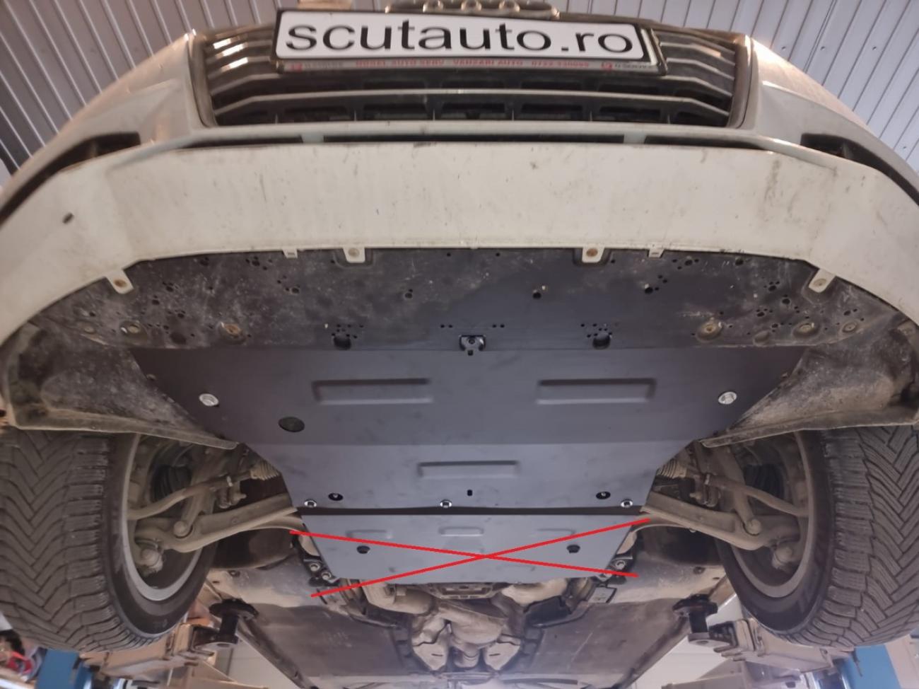 Engine skid plate Audi A4 B9 - 10