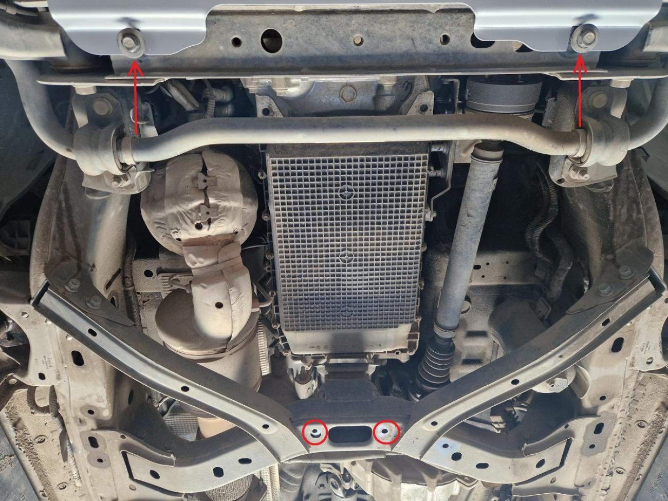 Gearbox skid plate for automatic Ford Ranger - 3