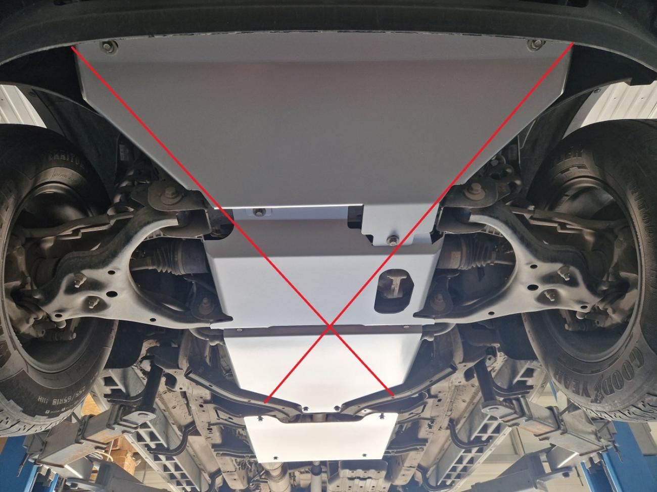 Differential skid plate Ford Ranger - 6