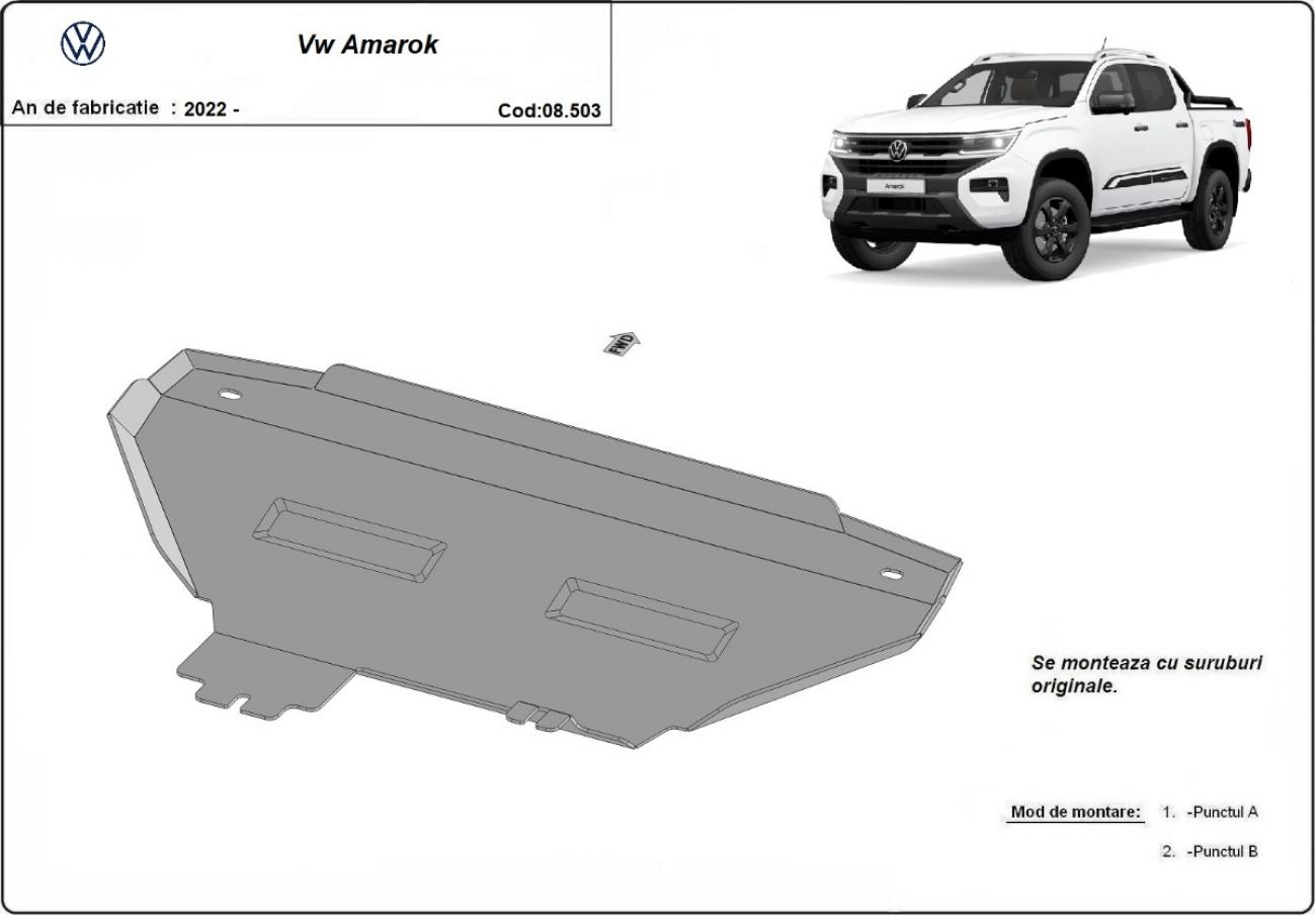 Cooler skid plate Volkswagen Amarok - 2