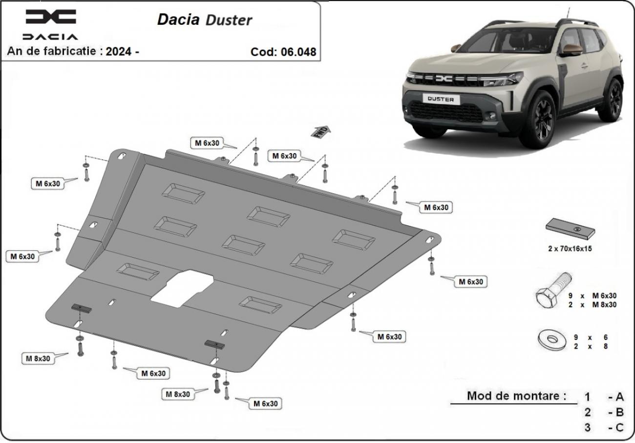 Engine skid plate Dacia Duster - 2