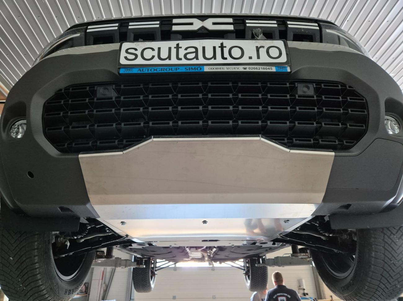 Aluminum engine skid plate Dacia Duster - 4x4 - 7