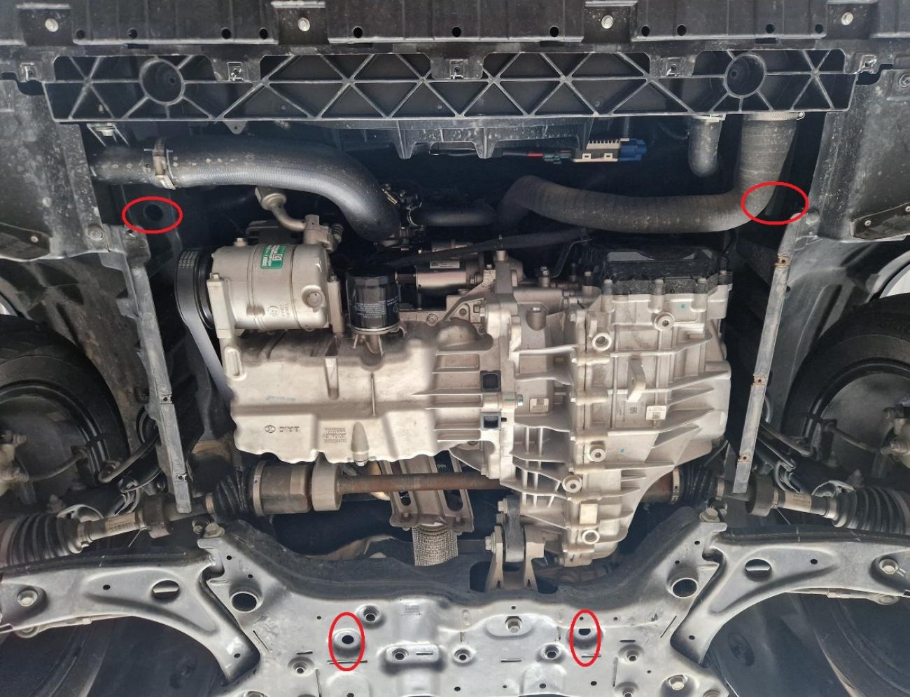Engine skid plate Baic Beijing X75 - 3