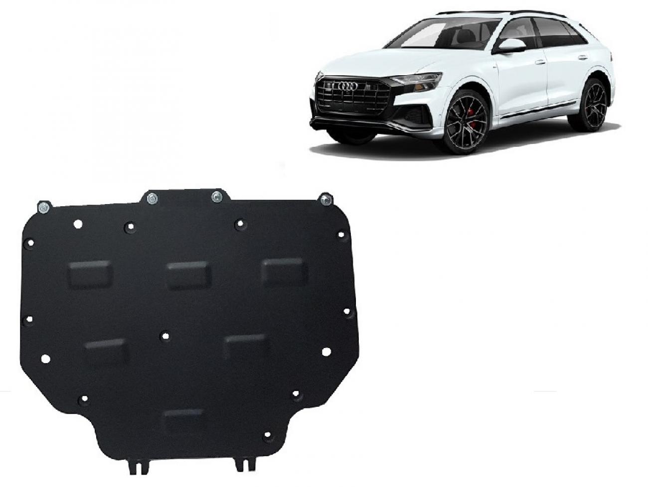 Gearbox skid plate for Audi Q8