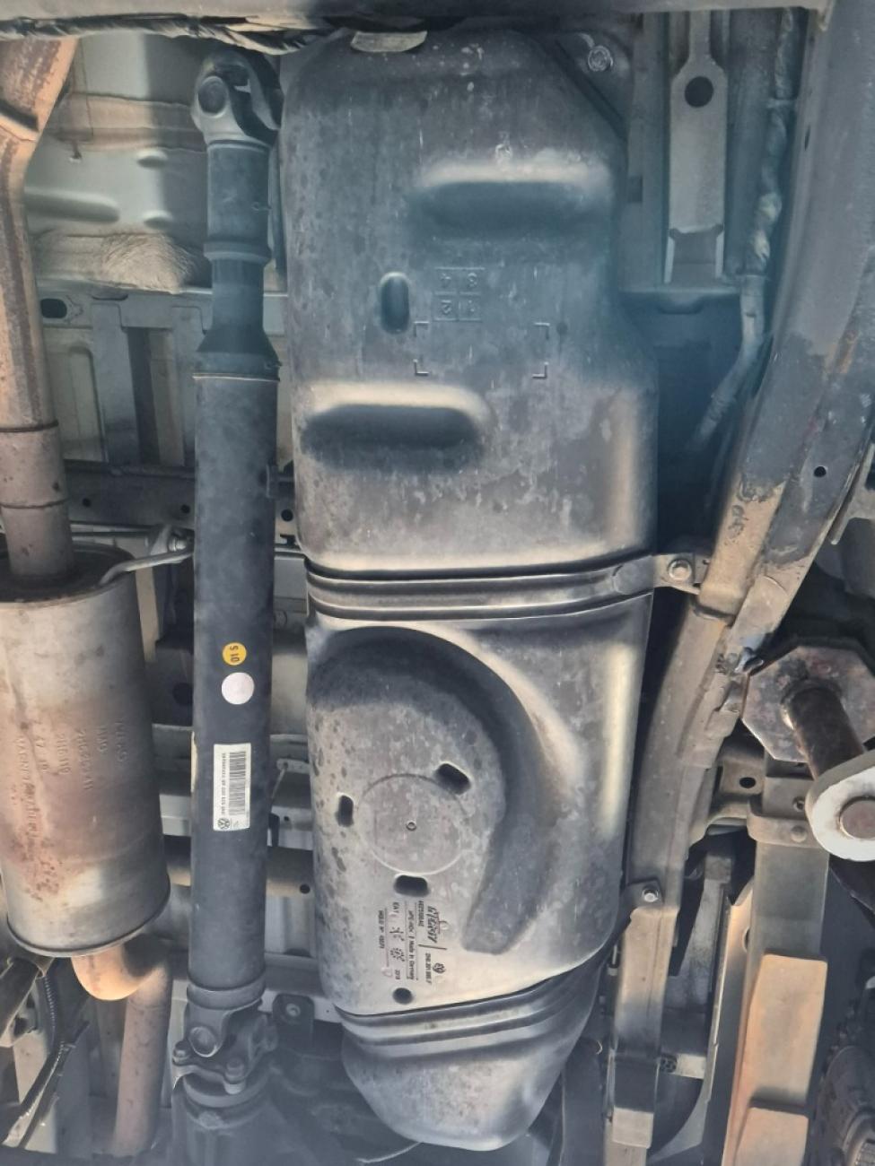 Fuel tank skid plate Volkswagen Amarok - for the variant without plastic skid plate - 3