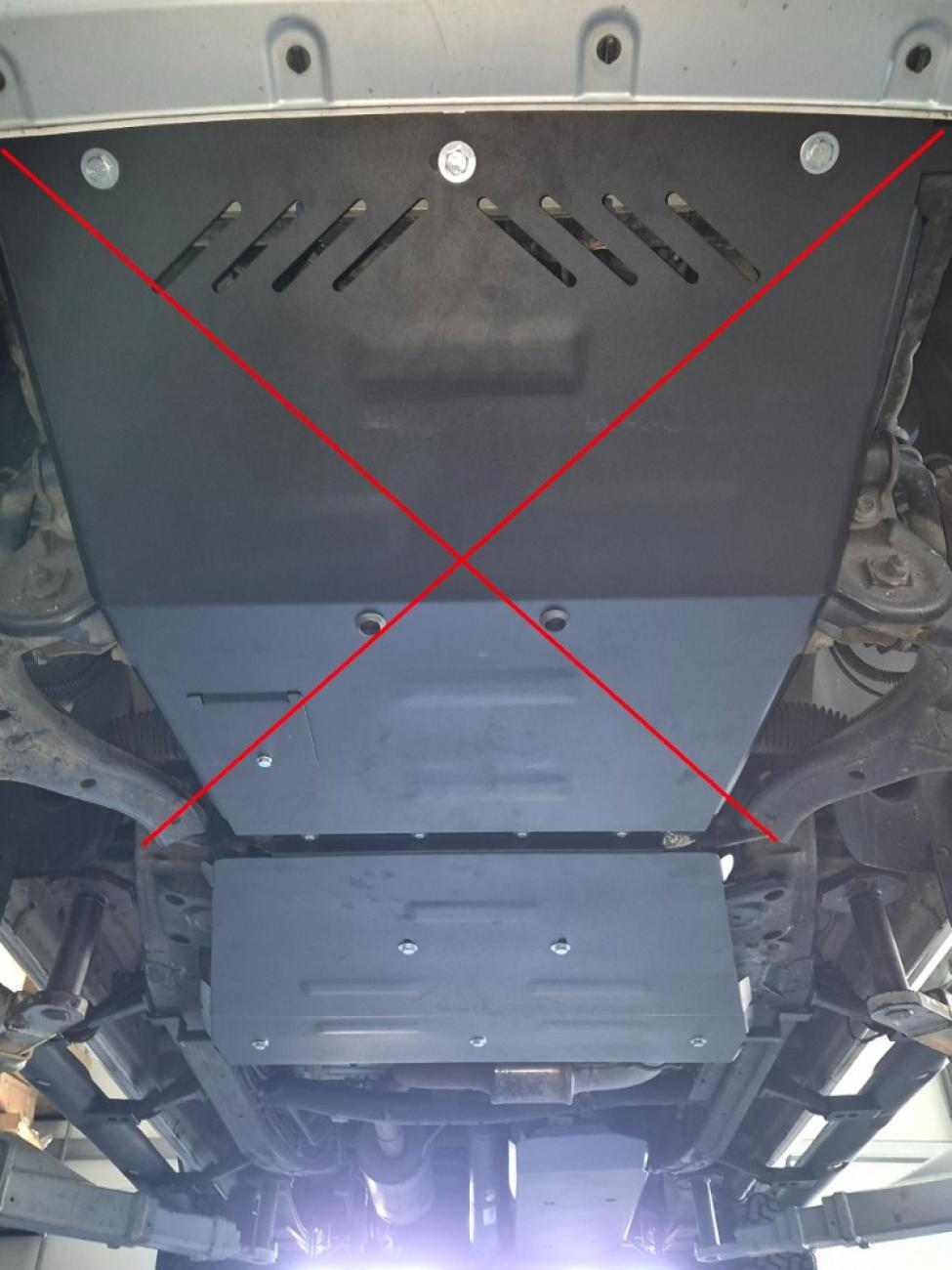 Gearbox and differential skid plate Volkswagen Amarok - V6 Automat - 6